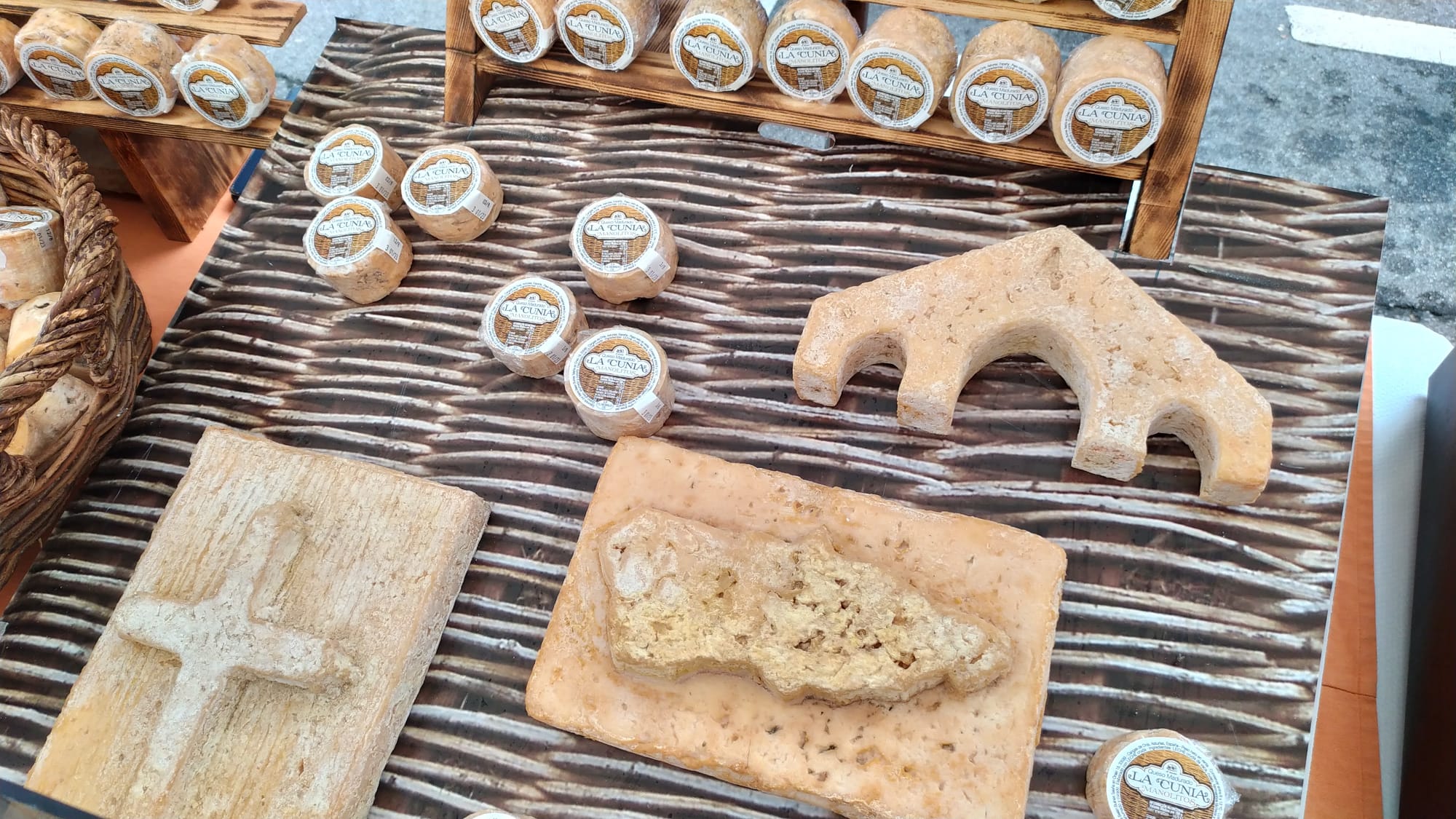 Quesos de la feria